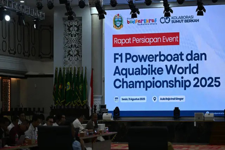 Pemprov Sumut Matangkan Persiapan Aquabike dan F1 Powerboat 2025 di Danau Toba